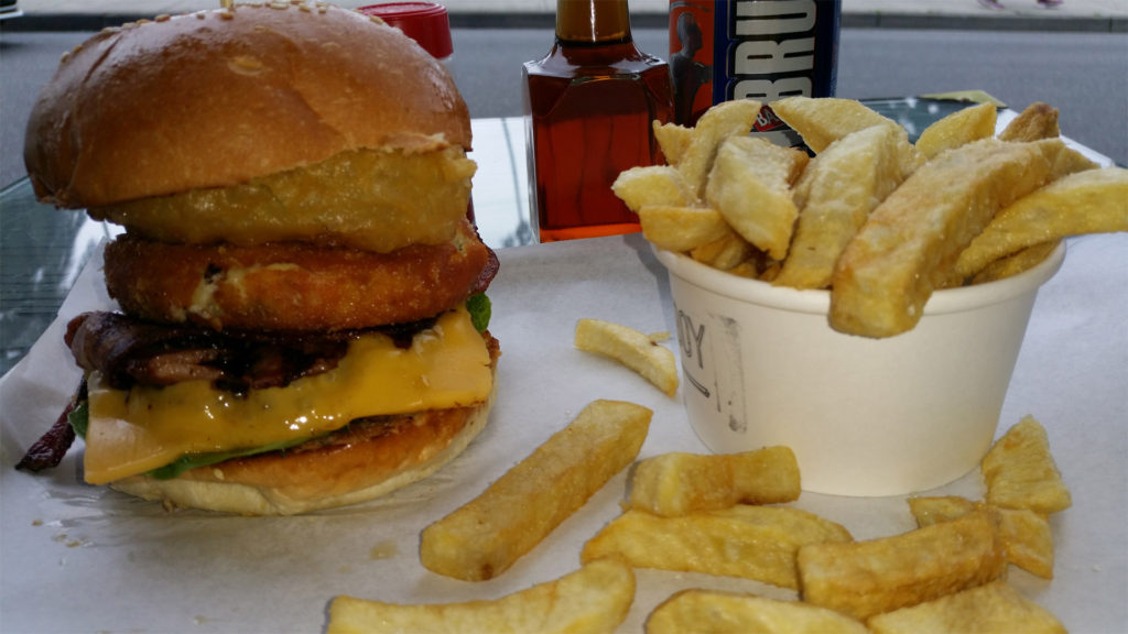 Mammys Boy "Daddys boy burger" St Kilda Victoria